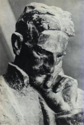 Sample artwork by Ivan Mestrovic (1883 - 1962), known for symbolic, religious theme sculpture, monuments - View similar artists and auction records